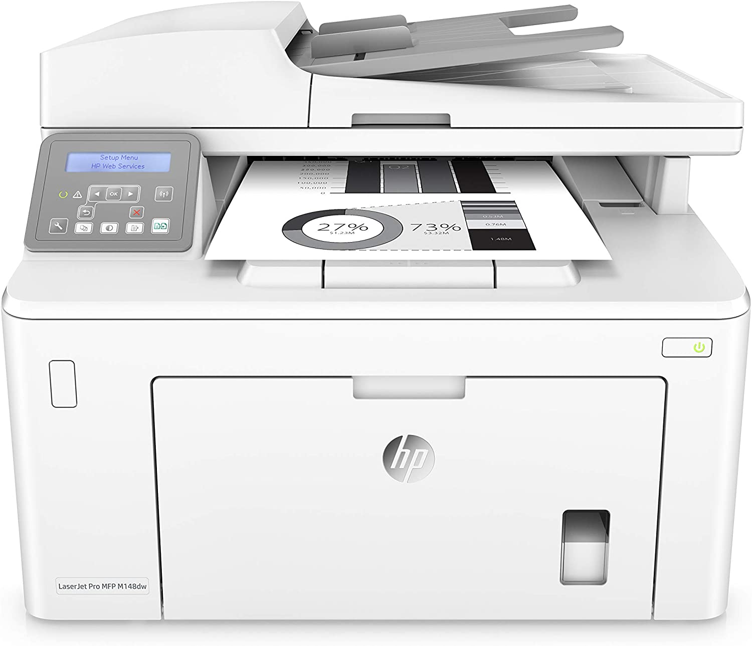 HP LaserJet Pro MFP Draadloze Wifi Monochroom Multifunctionele Laserprinter